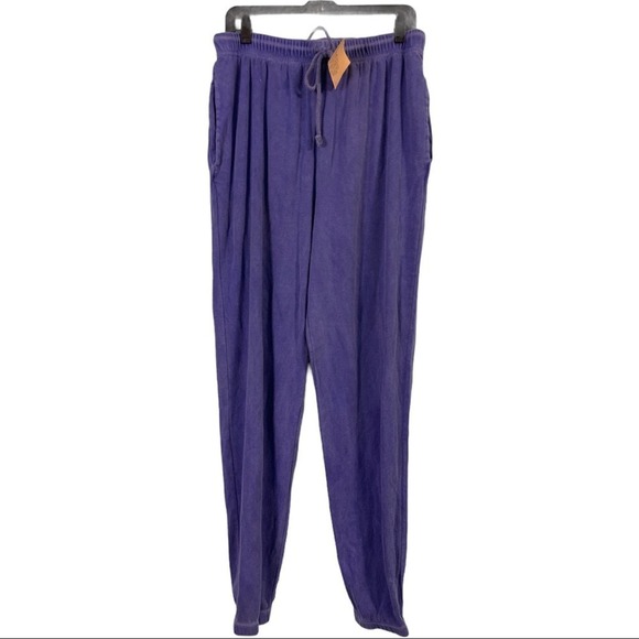 Smythe and Company Purple Sweatpants Joggers - Picture 1 of 5